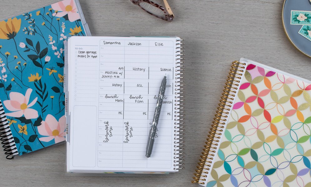 Use the planner to build confidence in kids